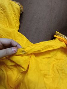 Yellow Embellished Dupatta