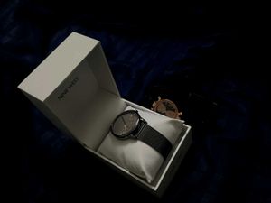 Stylish Wristwatch Set from nine west the battery