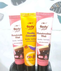 Plum Skincare Set: Toner &amp; Body Lotion