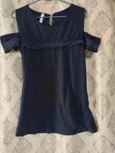 Cut Shoulder Top