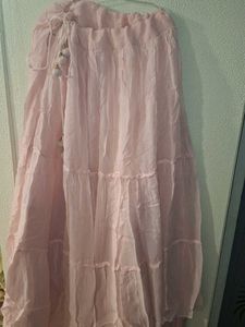 Long Blouse &amp; Skirt With Duppata