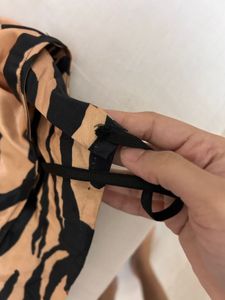 Authentic Zara Tiger Print Dress