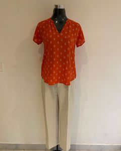 Old Navy Orange Top Alone
