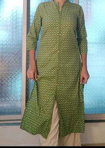 Cotton Green Kurti