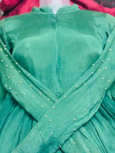 Elegant Green Ethnic Gown