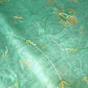 Elegant Green Embroidered Saree