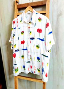 Multicolour Printed Shirt Size-42-44