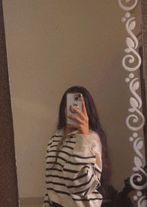 Striped Knit Sweater