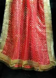 GORGEOUS RED CHUNNI/CHUNRI