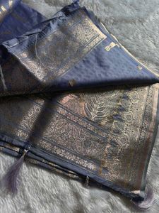 Banarasi Silk Saree - Lavender &amp; Gold❤️