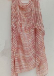 Peach Colour Wearable Scarf