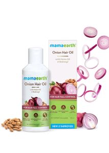 Mamaearth Onion Hair Oil for Hair Growth & Hair Fall Control with Redensyl 150ml