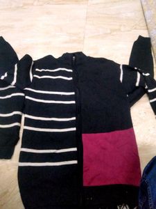 Stylish Colorblock Knit Jacket