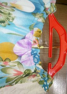 2 Combo T Shirt Floral Print Sleeveless Top