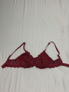 Red Lace Bra