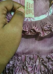 Girls' Purple Floral Outfit