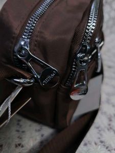 Stylish Black multi zipper Crossbody Bag