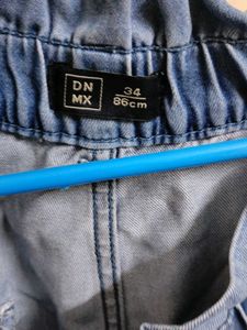 Denim Jogger Pants