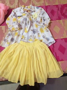 Beautiful Skirt Nd Top For Baby Girl Size Issue