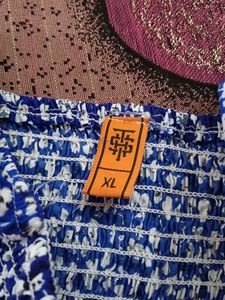 Blue A Line Dress