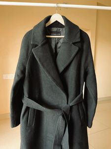 Elegant Black Trench Coat