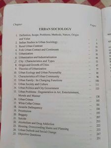Rural &amp; Urban Sociology