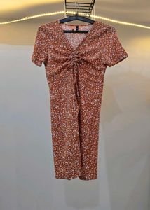 Floral Print Mini Dress