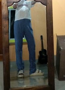 Blue Stretchable Trouser.