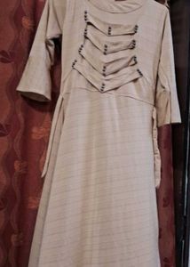 Biba Elegant Beige Kurta