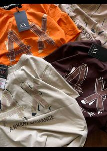 Armani Exchange Unisex Tshirts Imported Stock