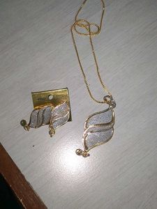 Pair Of Necklace And Earrings
