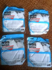 N95 Face Masks - Pack of 4