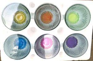 New Packed Multi Colour 6 Bowls
