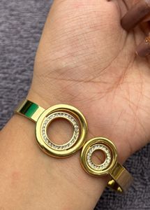 Gold Circle Bangle