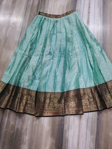 Skyblue Color Fully Stitched Lehenga