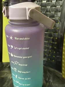 2 Litre Gradient Motivational Water Bottle –