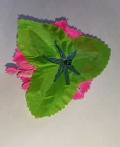 pink plastic flower