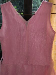 Girls Frock Rose Gold Pink Colour #under500