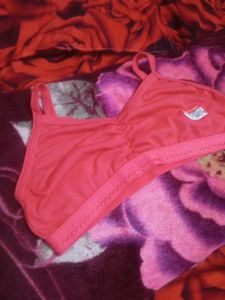 Comfy Red Bra