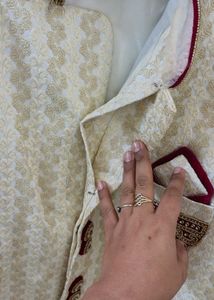 Elegant Cream Sherwani
