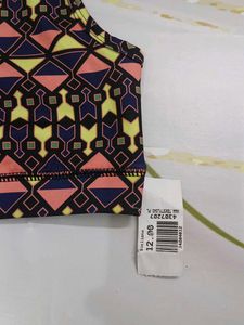 (1100)Patterned Sports Bra