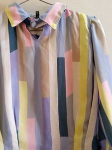 Striped Pastel Top