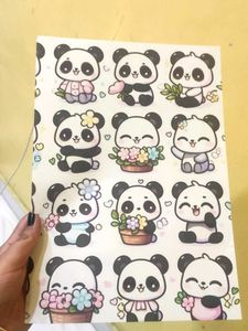 Cute Panda Stickers