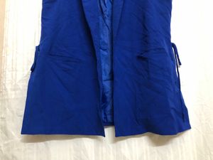 Nine West Blue Front Open Vest