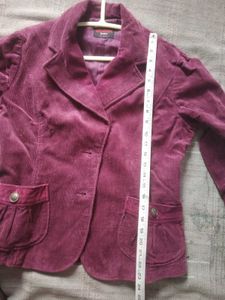 Corduroy Purple Blazer