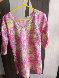 Pink Patterned Tunic