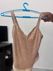 Sequin Bodysuit Top