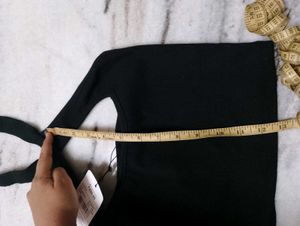 Chic Black Halter Crop Top