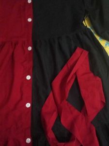 🖤❤️Frock BlaK_red
