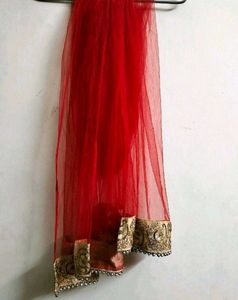 Long Frock With Plazo And Dupatta